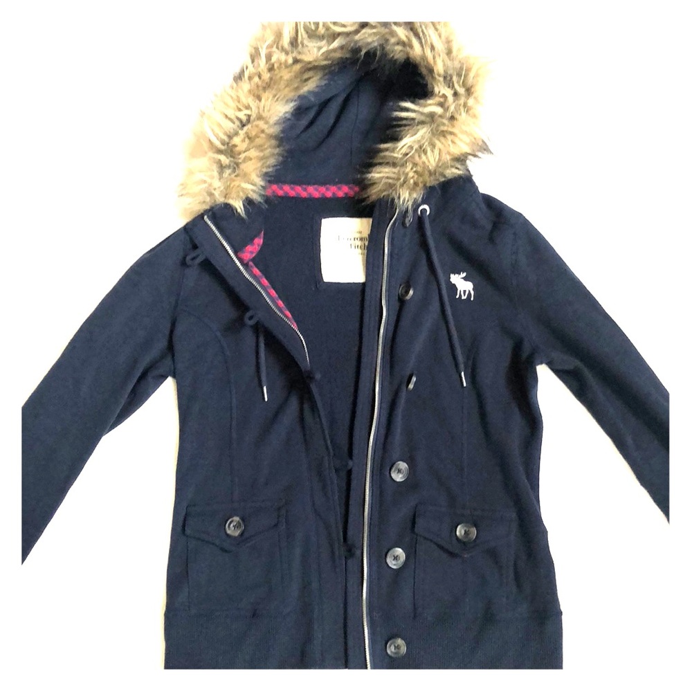 Navy Jacket A&F